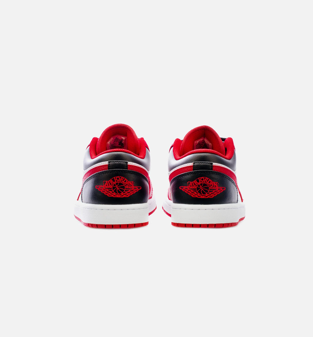 Air Jordan 1 Low Reverse Black Toe Mens Lifestyle Shoe Red Black Free Shipping