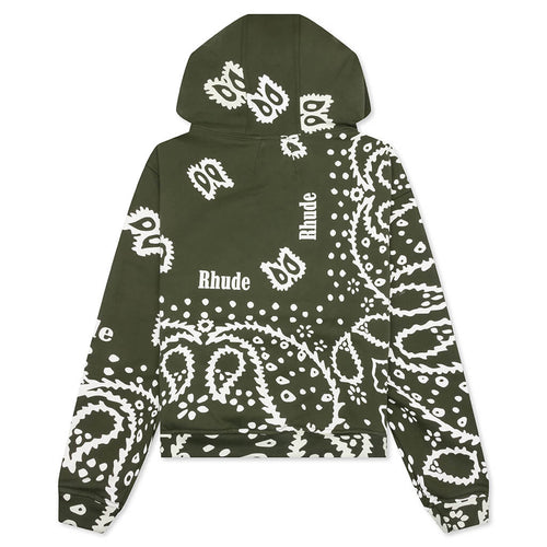 Bandana Hoodie Olive