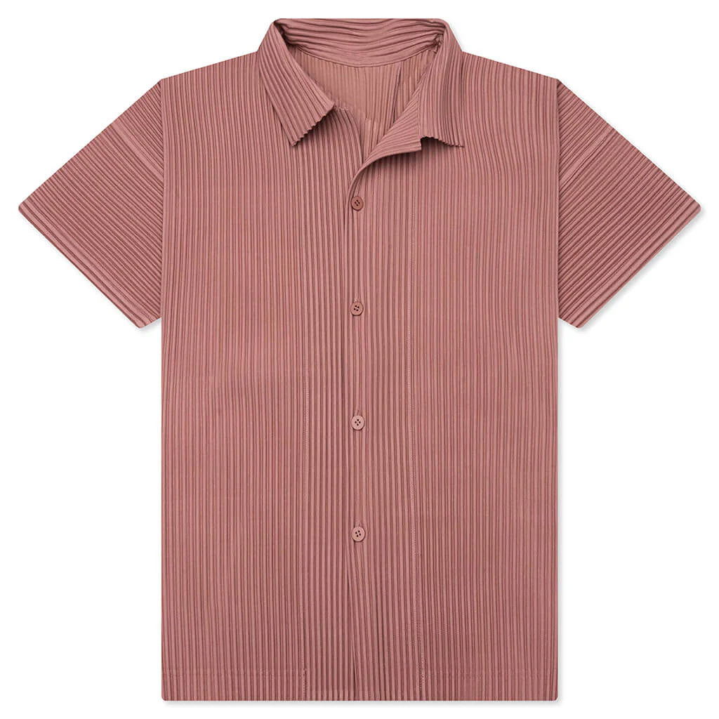 July Button Up Shirt Vanadinite Red