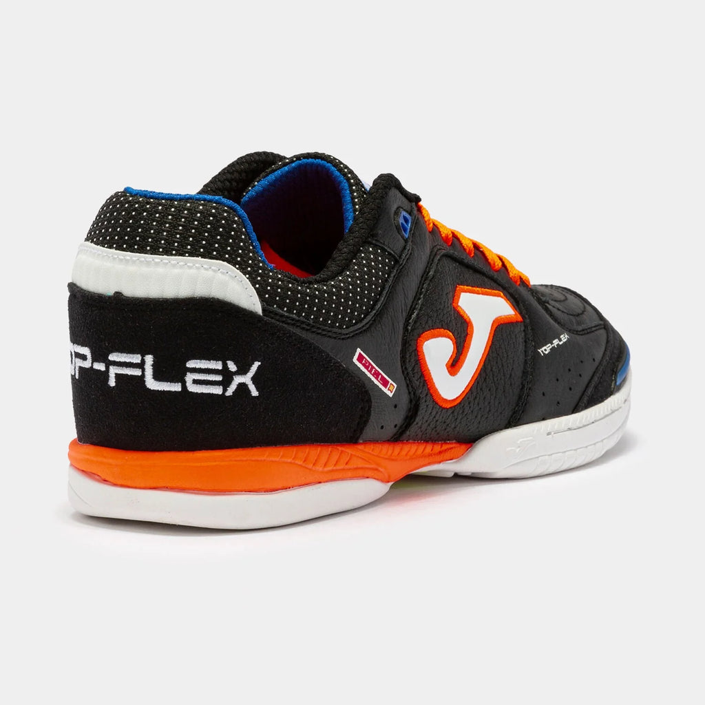 Joma Top flex 2201 IN Indoor Soccer Shoes Black Orange