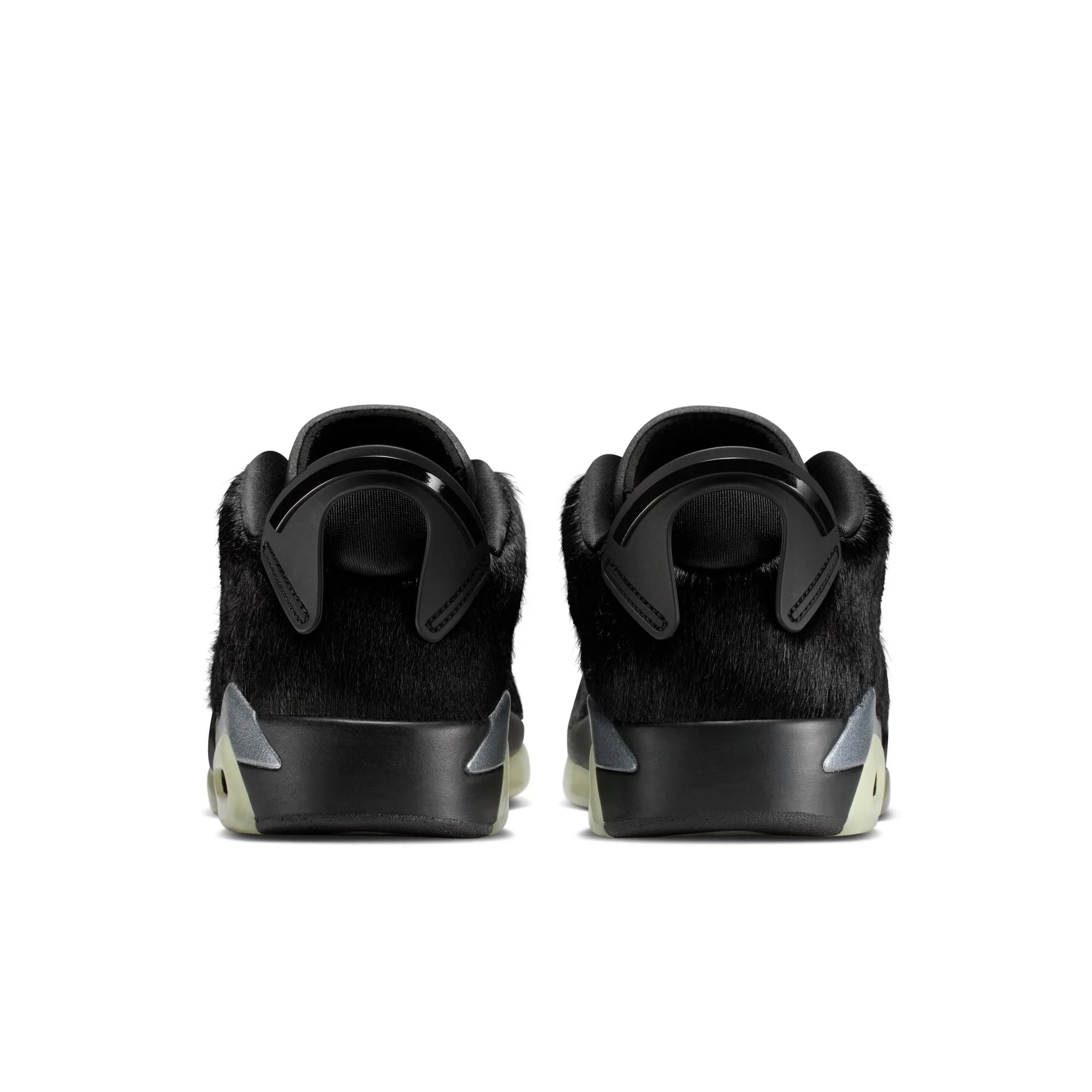 Women's  6 Retro Low - "Black Pony Hair"