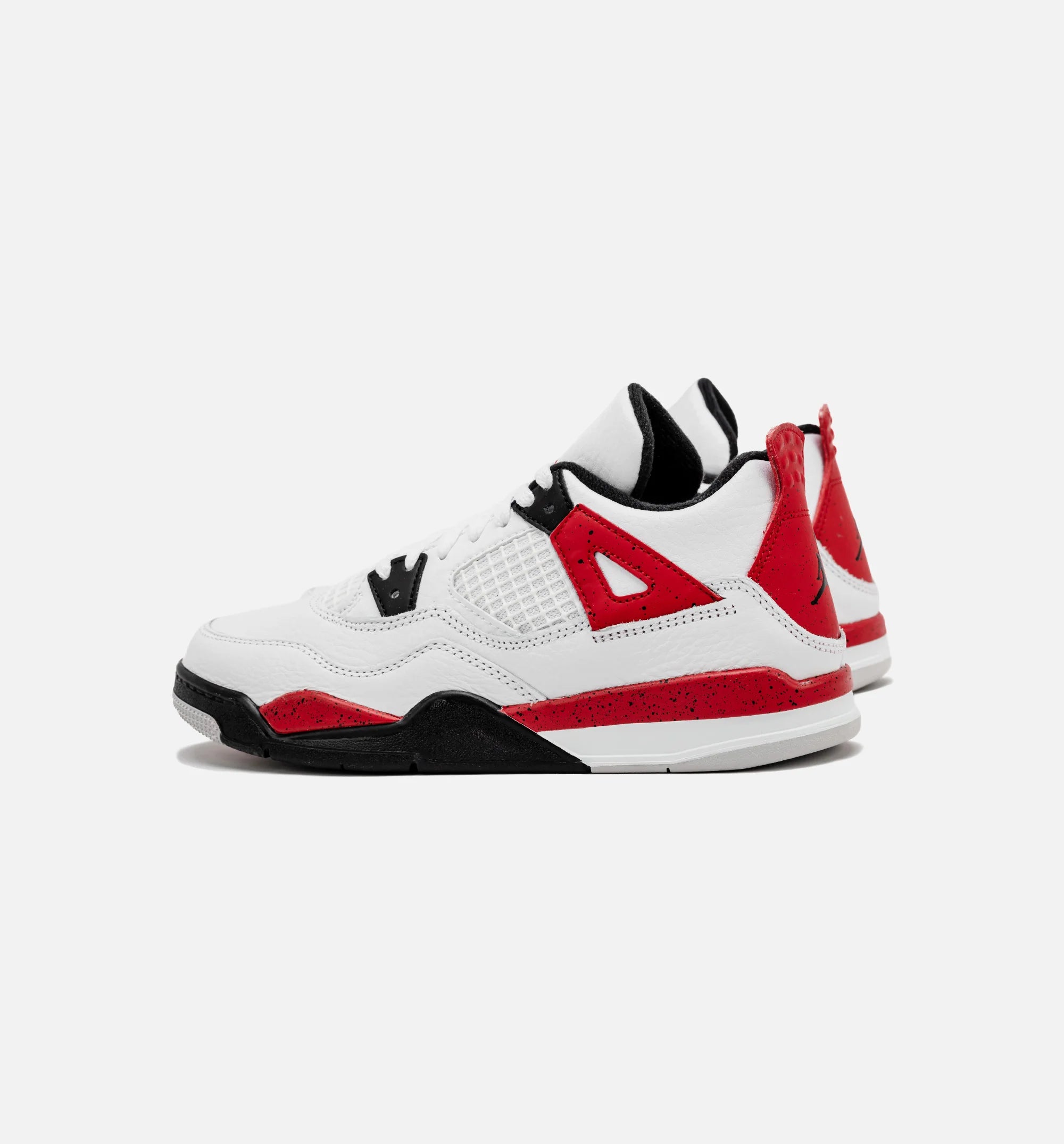 Air Jordan 4 Retro Red Cement Preschool Lifestyle Shoe White Red