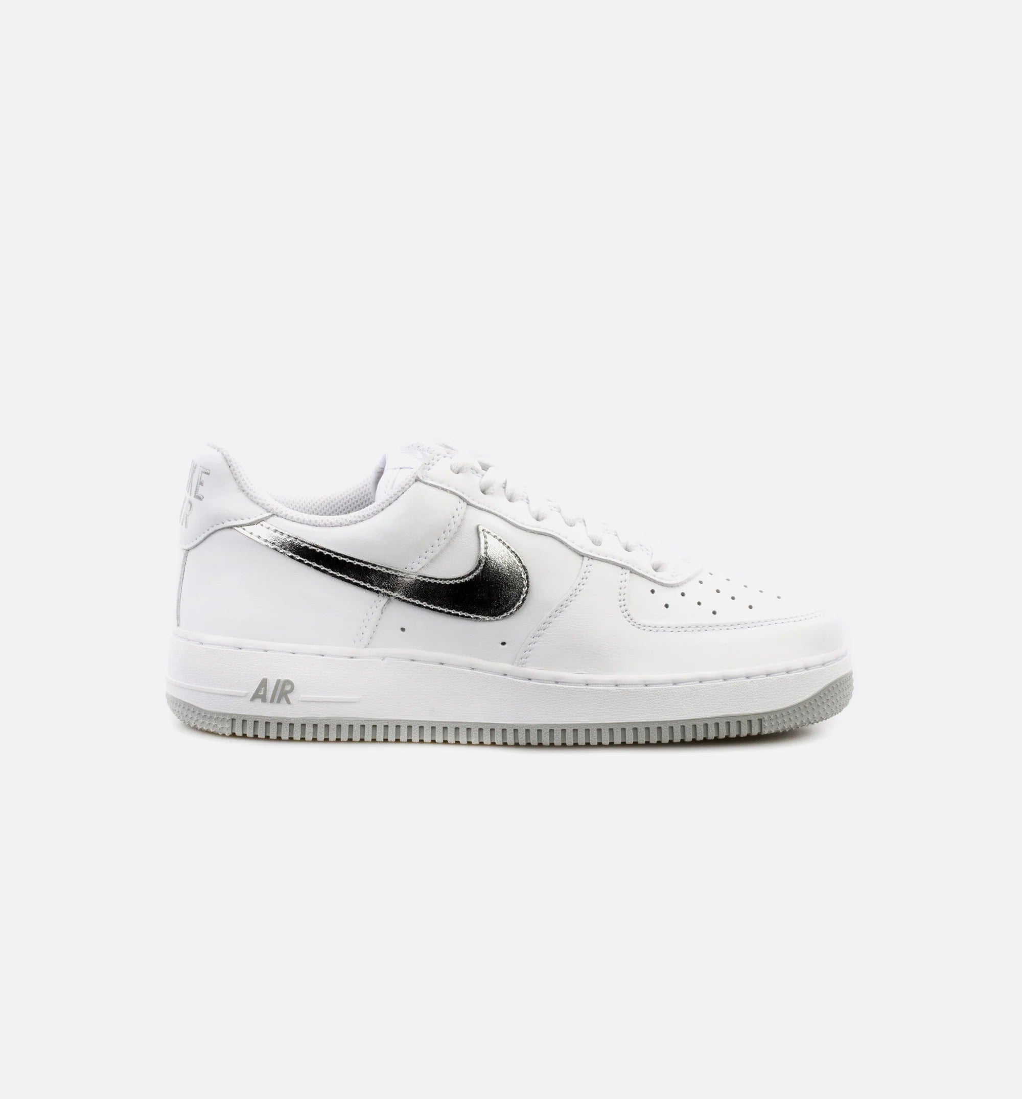 Air Force 1 Low Silver Swoosh Mens Lifestyle Shoe White