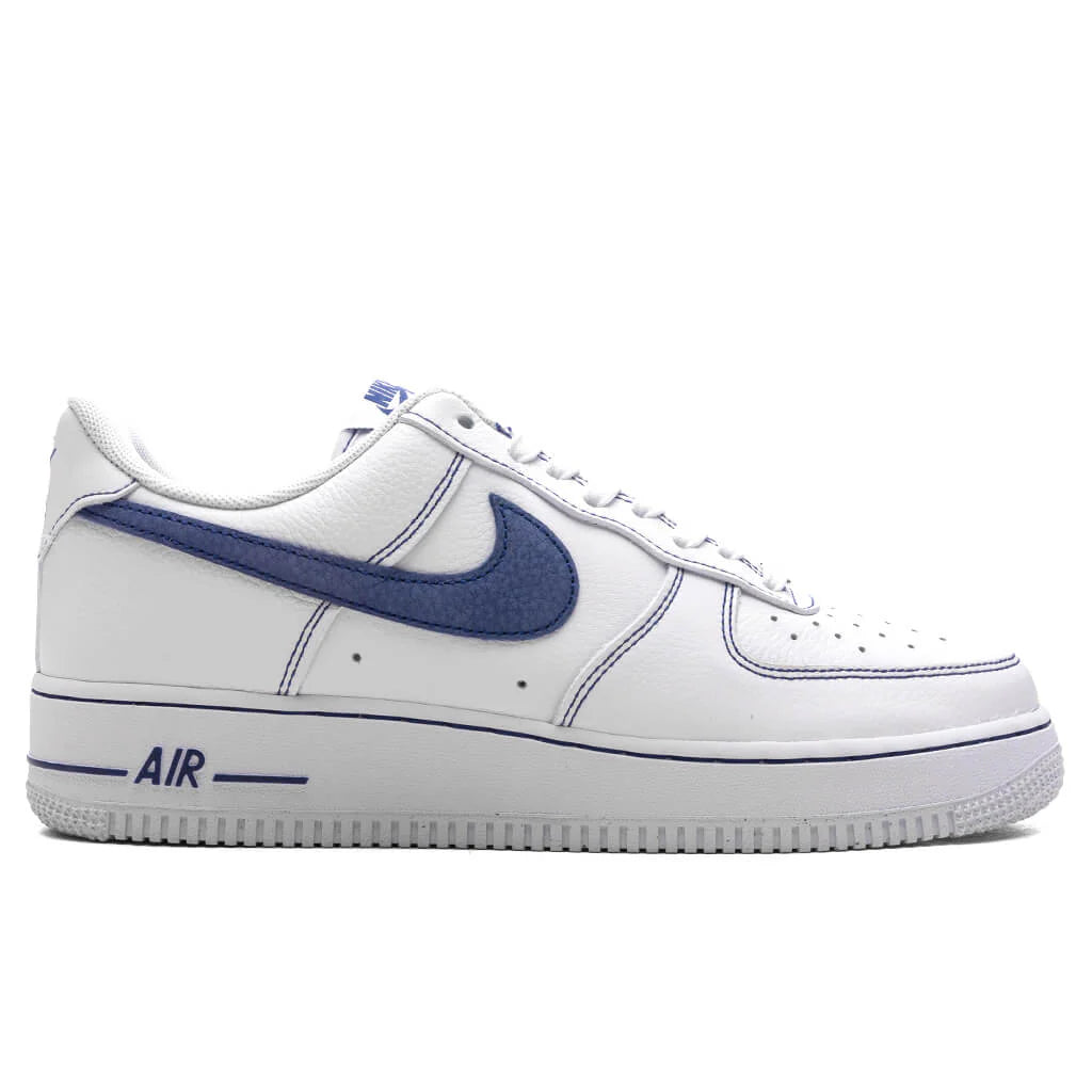 Air Force 1 07 LV8 White Deep Royal Blue