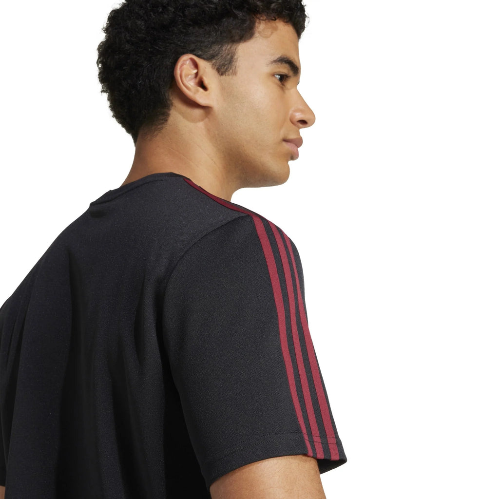 adidas Mens Manchester United CNY Jersey 24 25 Black