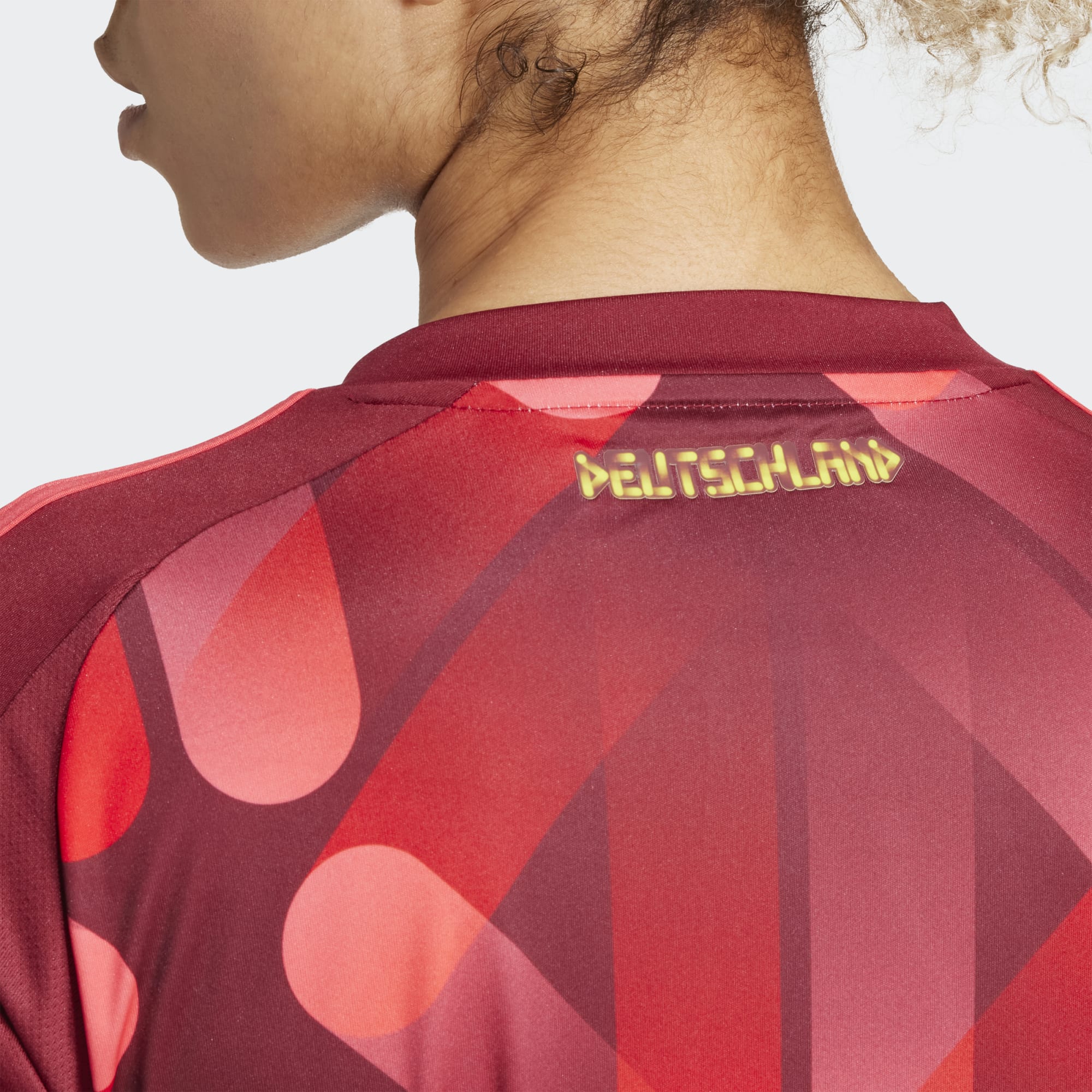 adidas Womens Germany Womens Team Away Jersey 25 Burgundy