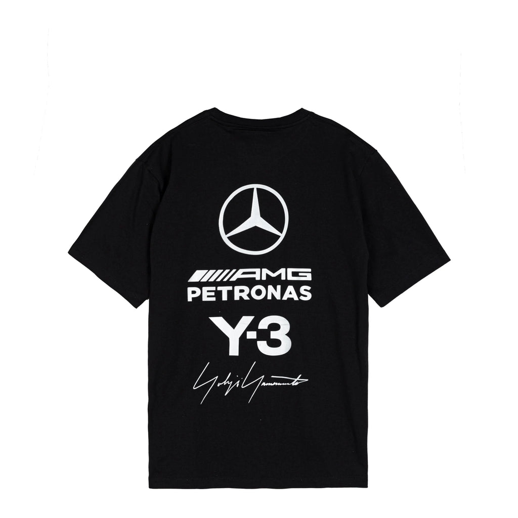 Y-3 x Mercedes-AMG PETRONAS F1 Team Logo Stack Short Sleeve Tee