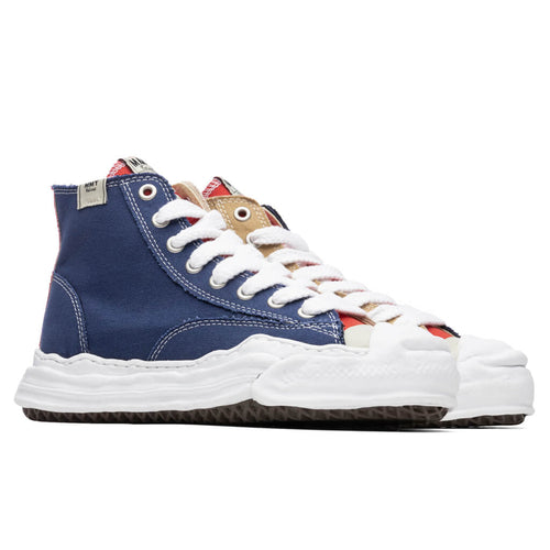Original Sole Toe Cap Hi Sneaker Navy Beige