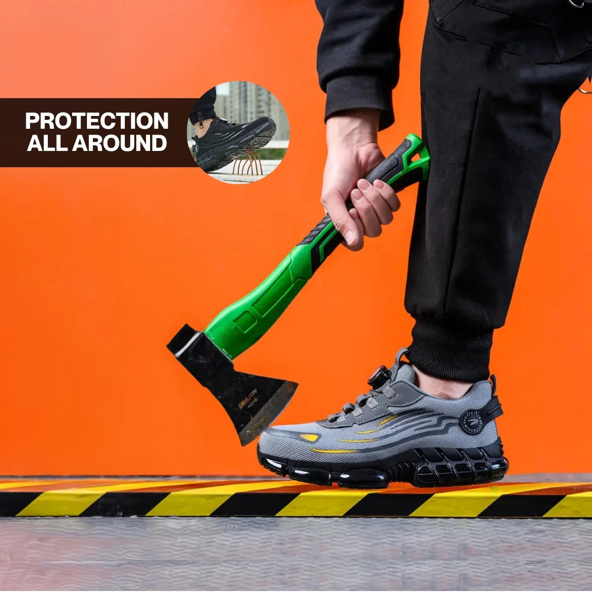 Axon Healthy Protective Steel Toe Sneakers Black Friday