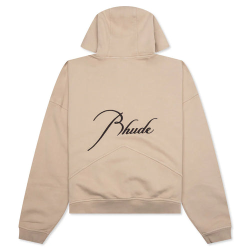 Zip Up Hoodie Sand