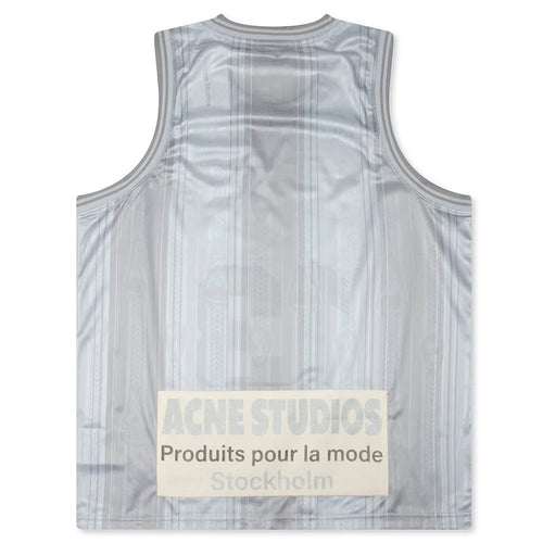 Sports Jersey Tank Top Grey