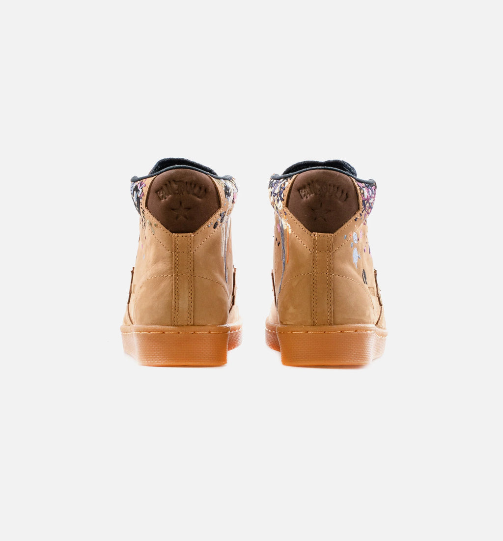 Converse X Bandulu Pro Leather High Mens Lifestyle Shoe Brown Gum
