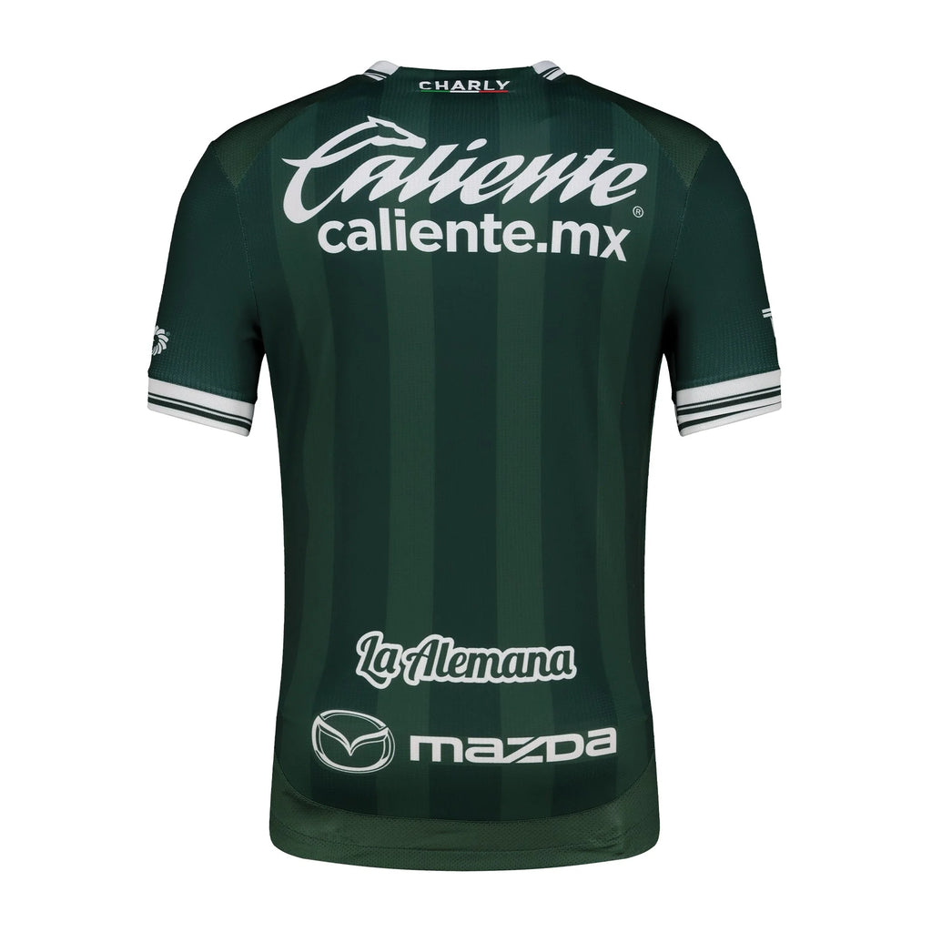Charly Mens Leon Home Soccer Jersey 2025 Green