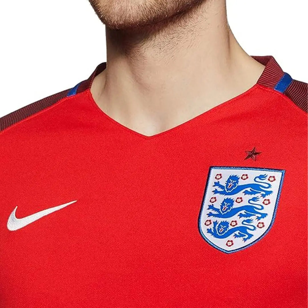Nike England Away Jersey 16 Red