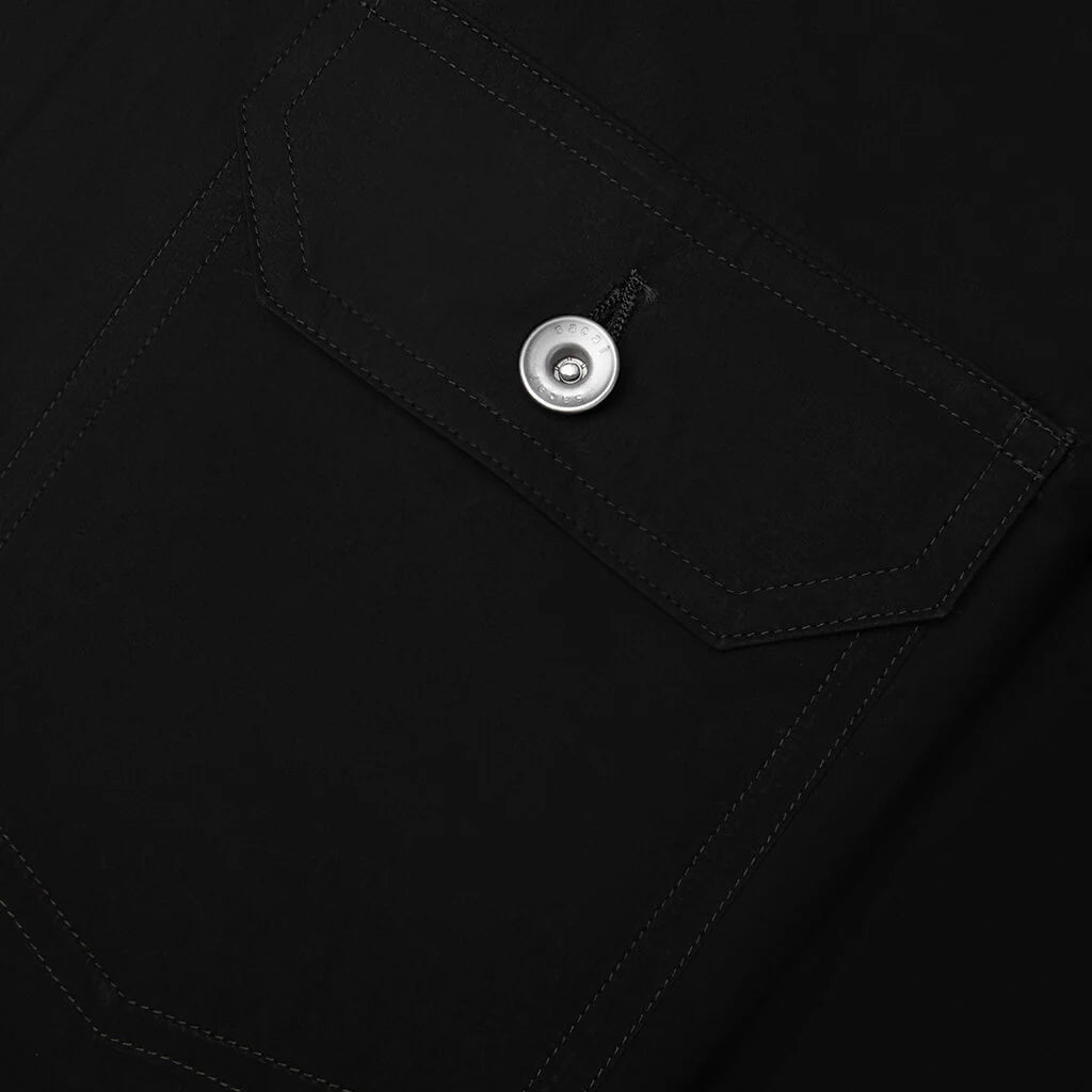 Cotton Typewriter Jacket Black
