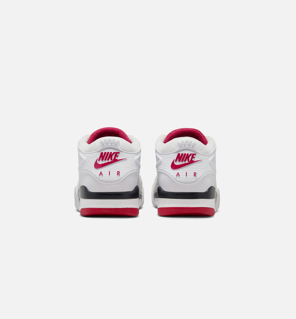 Air Jordan 4 RM Mens Lifestyle Shoe White Black Neutral Grey Varsity Red