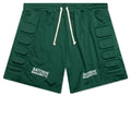 Mesh Moto Short Green
