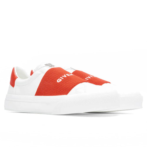 City Sport Sneakers White Red