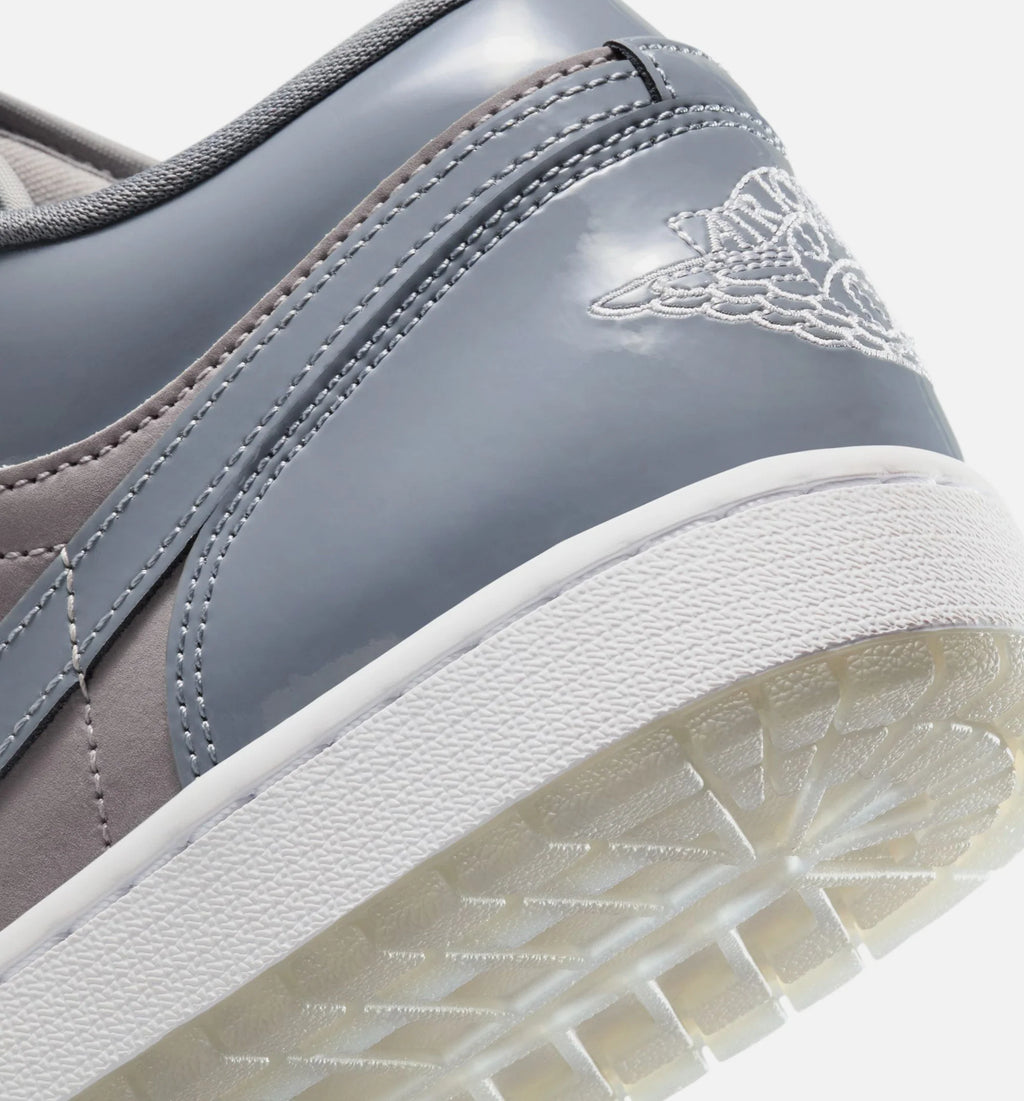 Air Jordan 1 Low Cool Grey Mens Lifestyle Shoe Medium Grey White Cool Grey