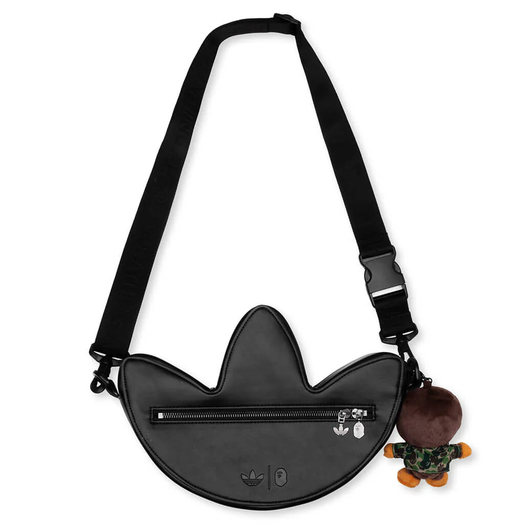 Adidas x BAPE Trefoil Shoulder Bag Black