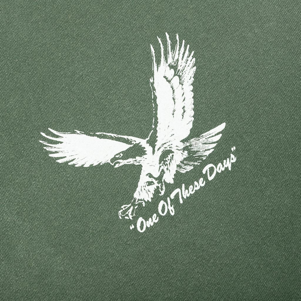 Screaming Eagle Tee Washed Forest Green