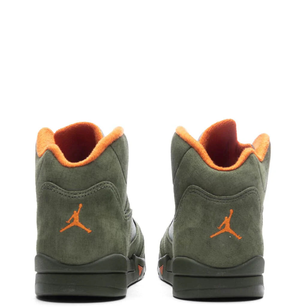 Air Jordan 5 Retro Olive PS Army Olive Solar Orange