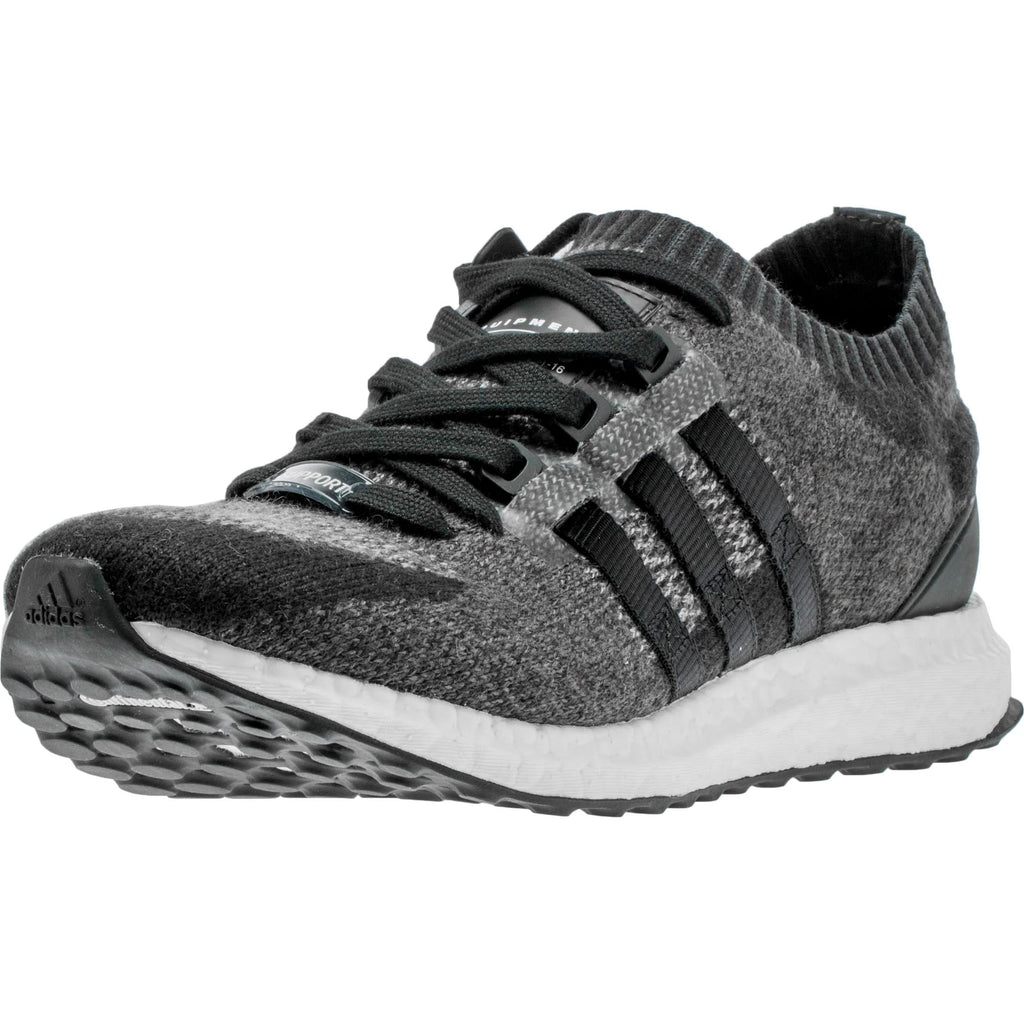 EQT Support Ultra Primeknit Core Black Mens Black Grey
