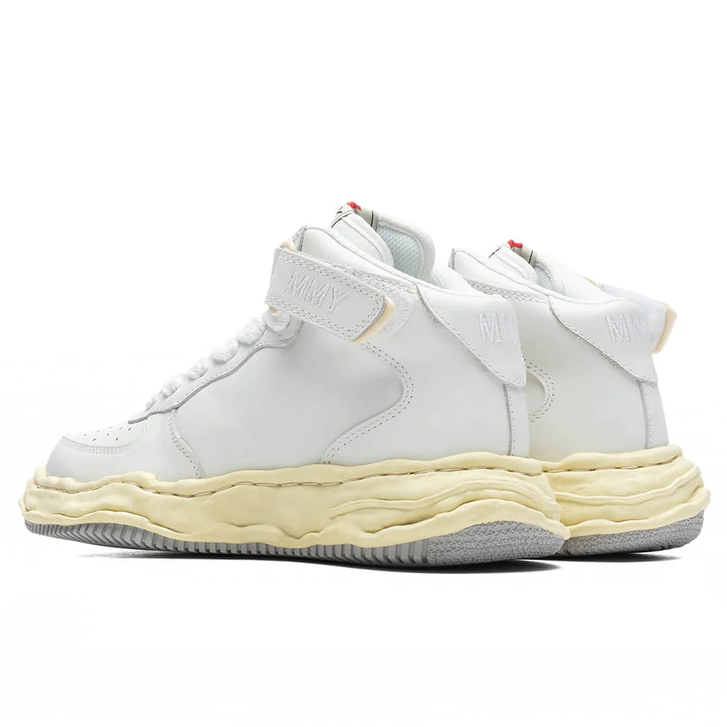 Wayne Vintage Color Sole Leather High White