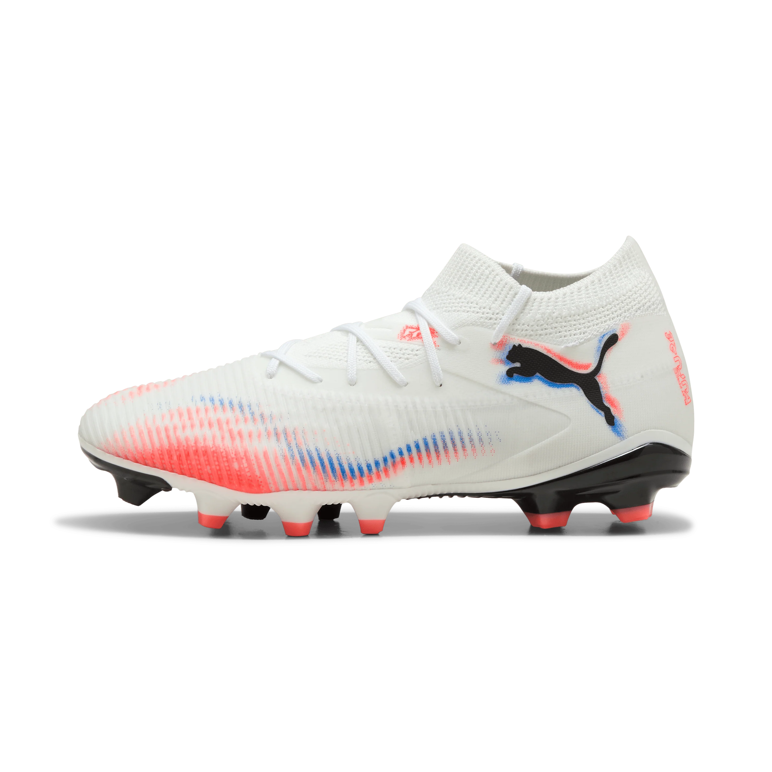 PUMA Future 8 Match FG AG Firm Multi Ground Womens Soccer Cleats White Black