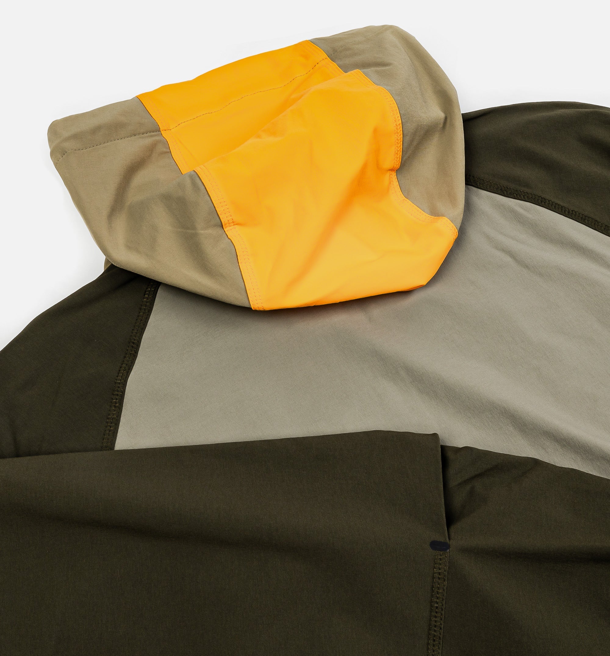 Tech Woven Windrunner Full Zip Mens Jacket Neutral Olive Sundial