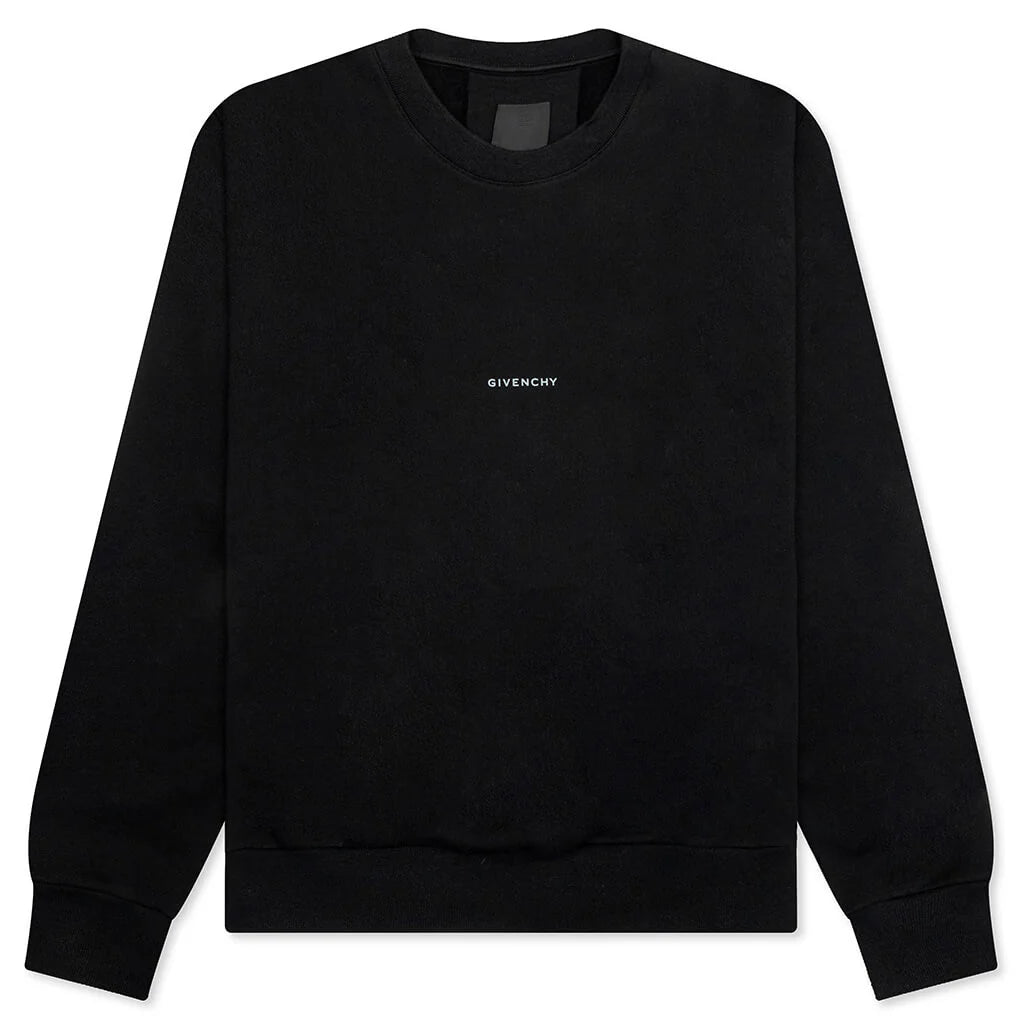Tarot Print Boxy Fit Long Sleeve T Shirt Black