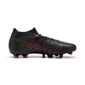 PUMA Future 9 Match FG AG Firm Ground Artificial Ground Mens Soccer Cleats Black Red Gray