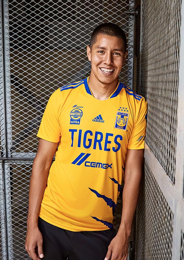 adidas Tigres Home Jersey 21 Gold Blue