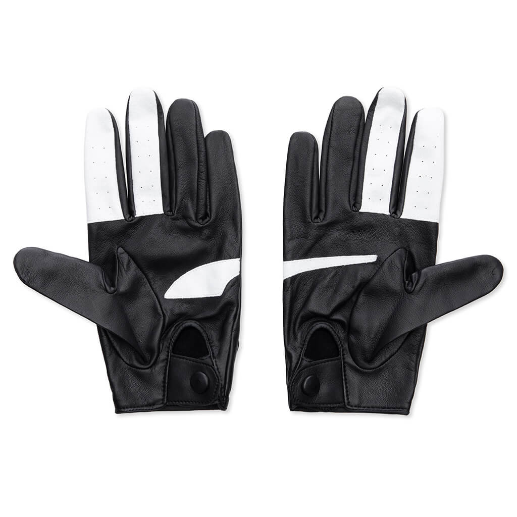 Puma x AAP Rocky Driving Gloves Black Fierce Red