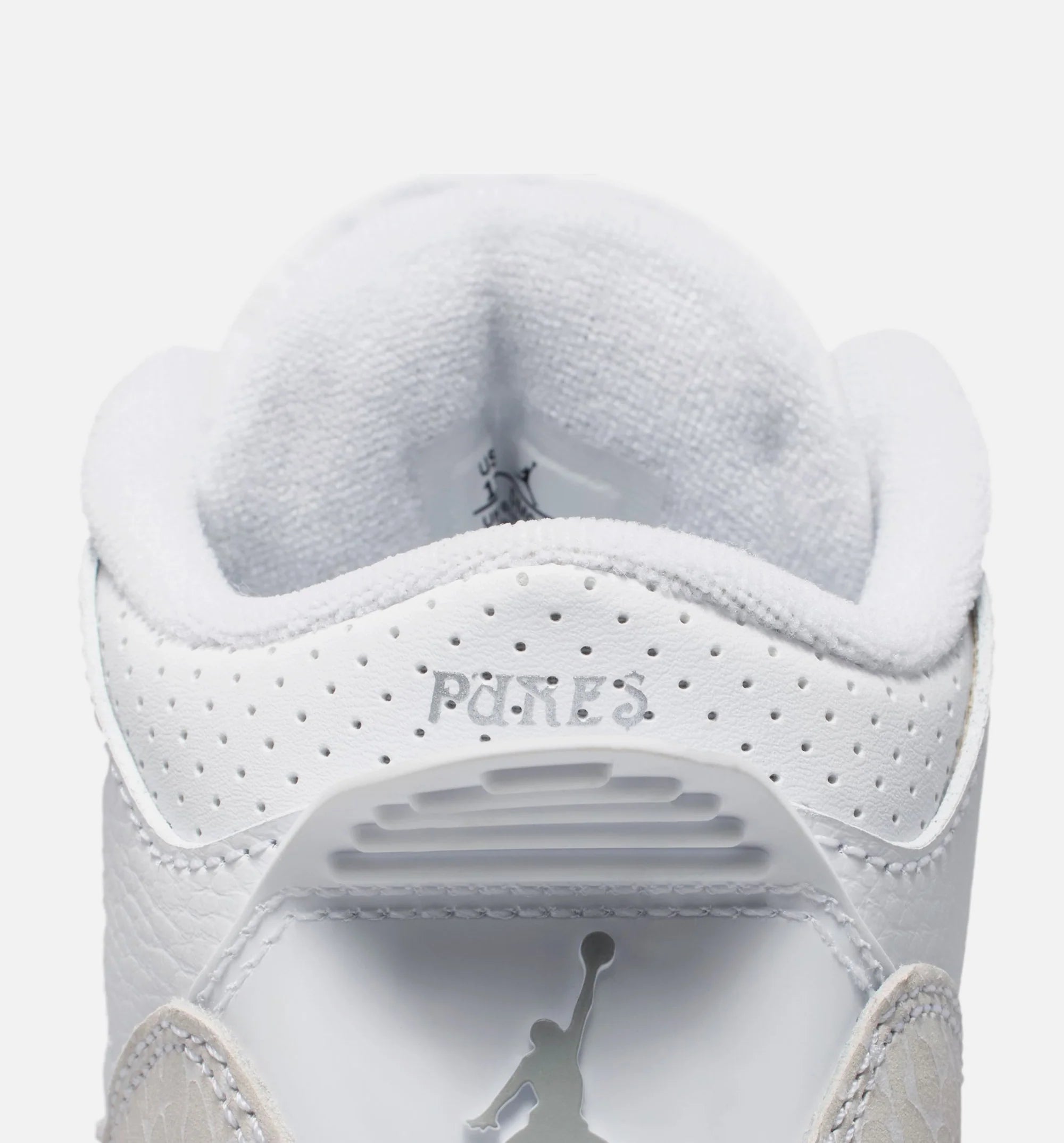 Air Jordan 3 Retro White and Silver Preschool Lifestyle Shoe White Metallic Silver Free Shipping