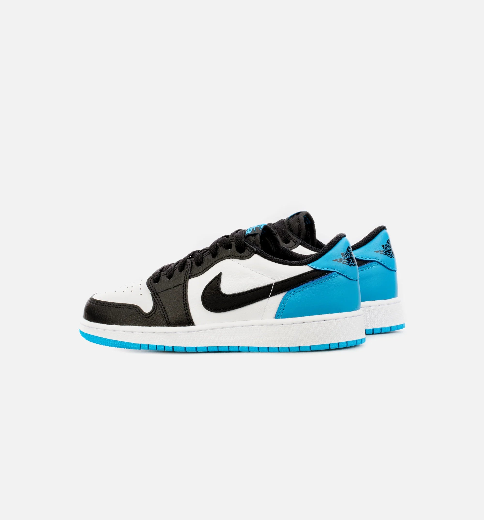 Air Jordan 1 Low OG Powder Blue Grade School Lifestyle Shoe Blue Black Free Shipping