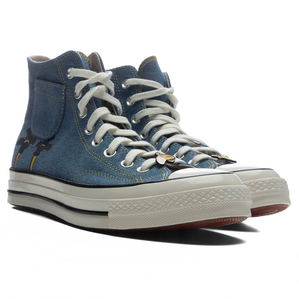 Converse x Minions Chuck 70 Hi Blue Egret Black