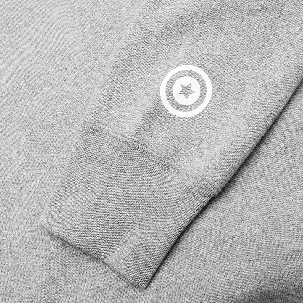 Shark Full Zip Hoodie Grey