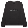 Tarot Print Boxy Fit Long Sleeve T Shirt Rosewood