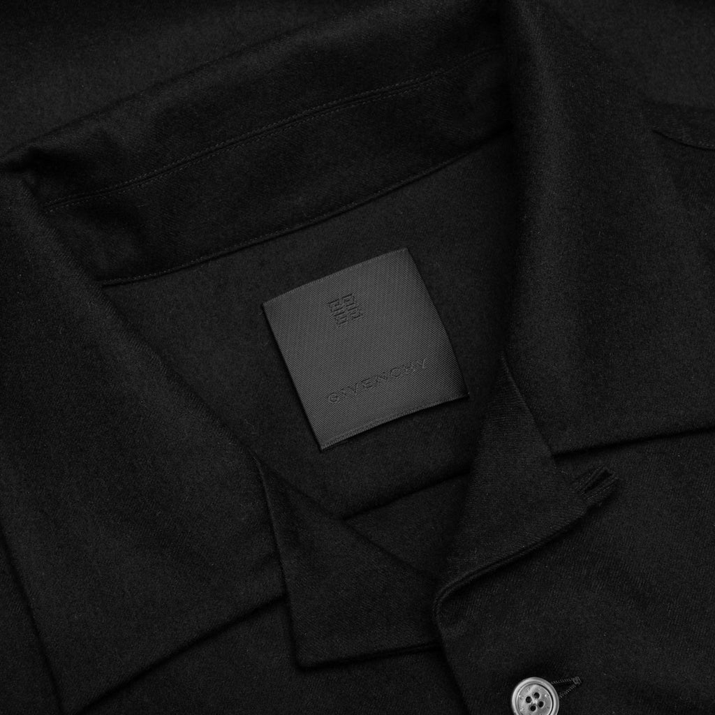 Long Sleeve Overshirt Black