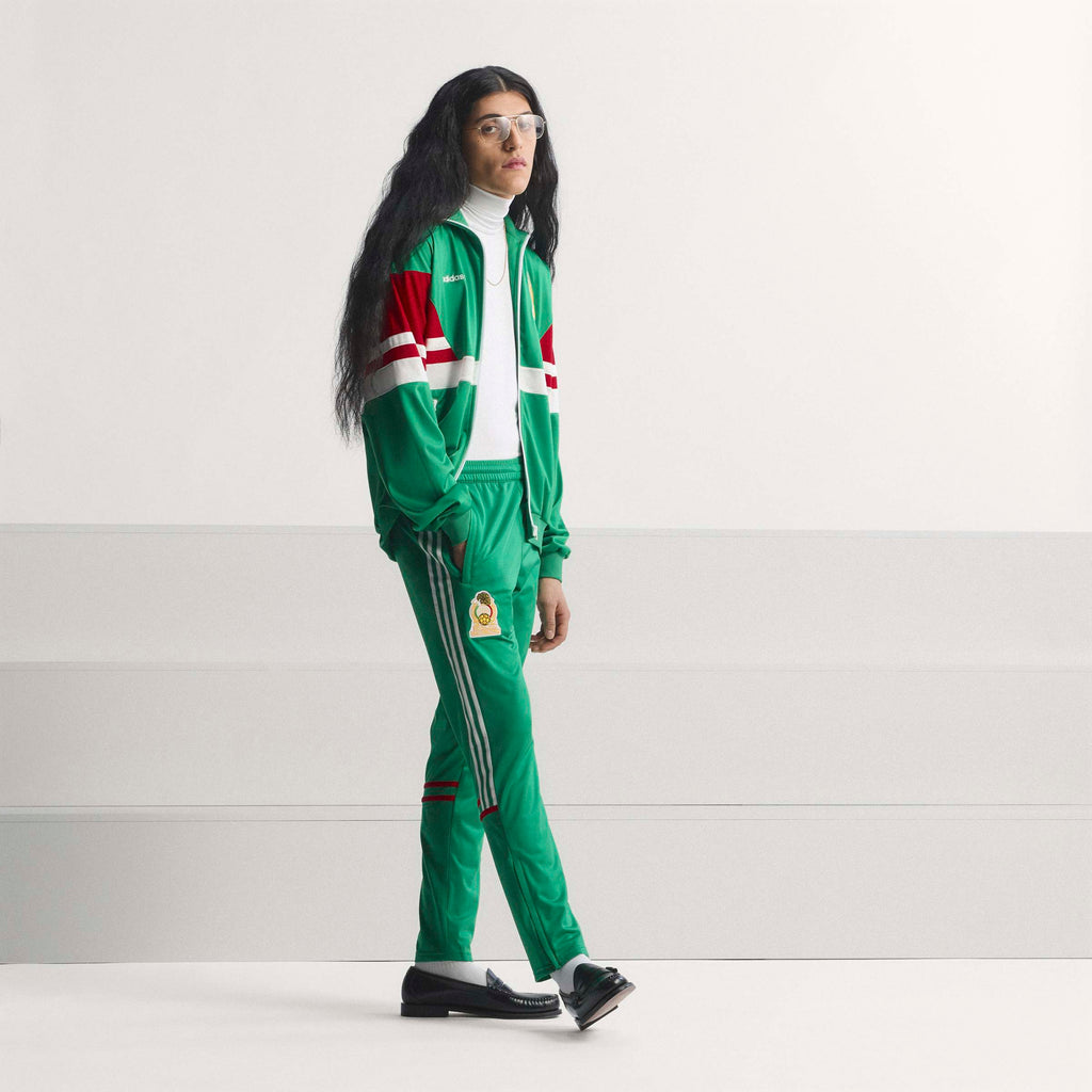 adidas Mexico Track Mens Soccer Tracksuit 1986 Green