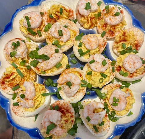 Cajun Spicy Pickled Shrimp 12oz Jar | Tangy Marinated Mississippi Gulf Shrimp Ready-to-Eat Seafood Snack
