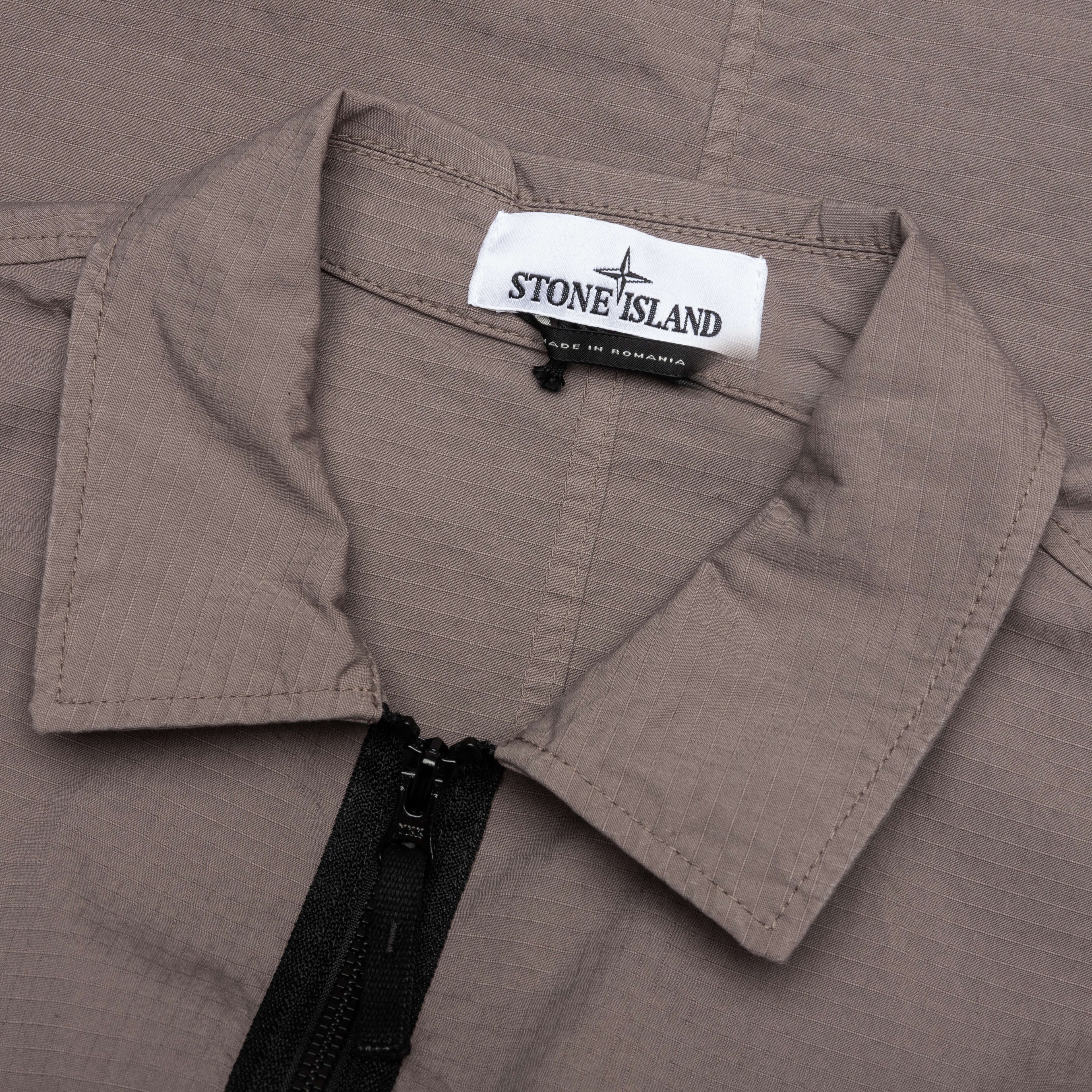 Regular Fit Overshirt Dove Grey