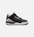 Air Jordan 3 Retro Black Cement Grade School Lifestyle Shoe Black Fire Red Cement Grey Summit White