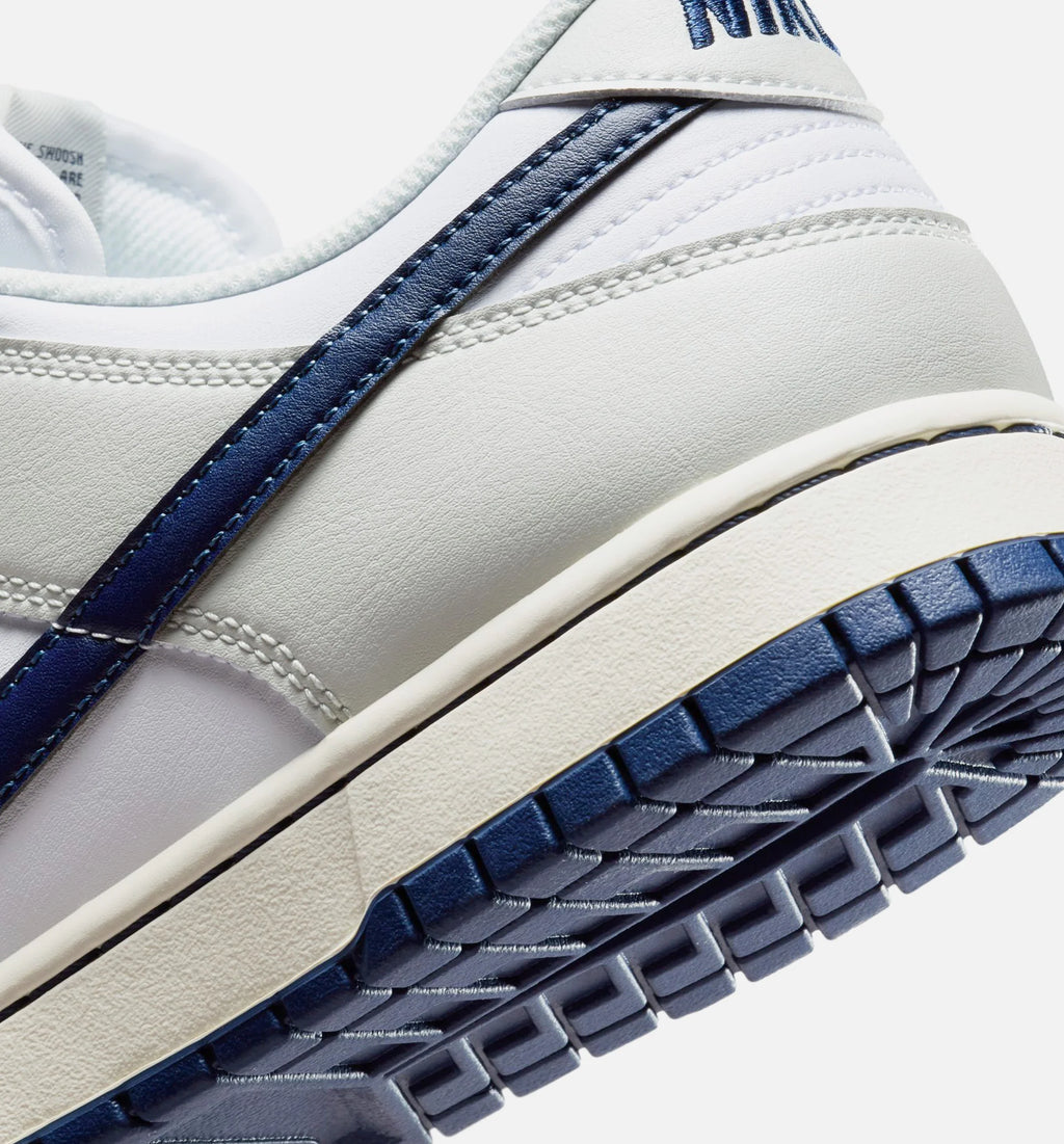 Dunk Low Mens Lifestyle Shoe White Midnight Navy Photon Dust Coconut Milk