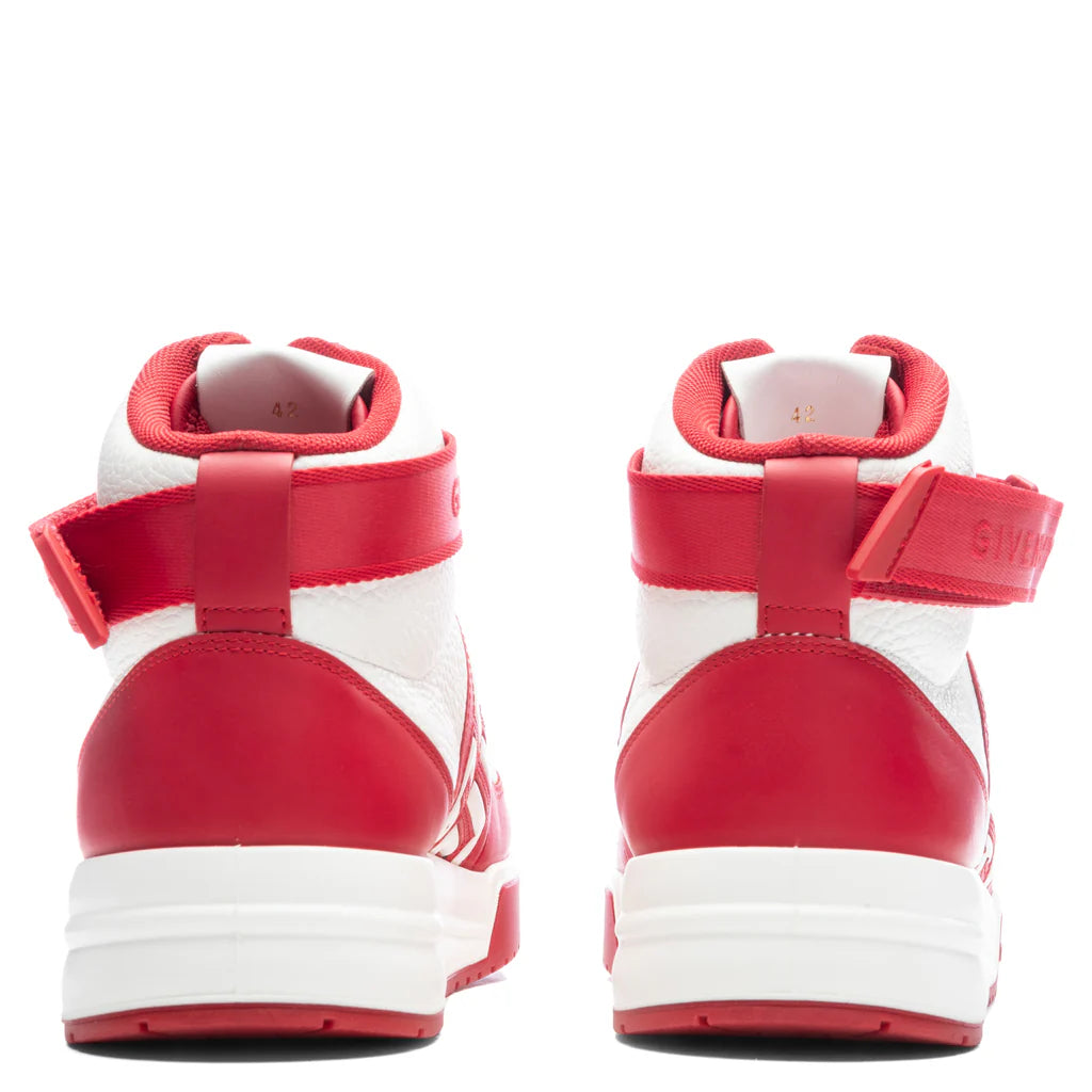 G4 High Top Sneakers Red White